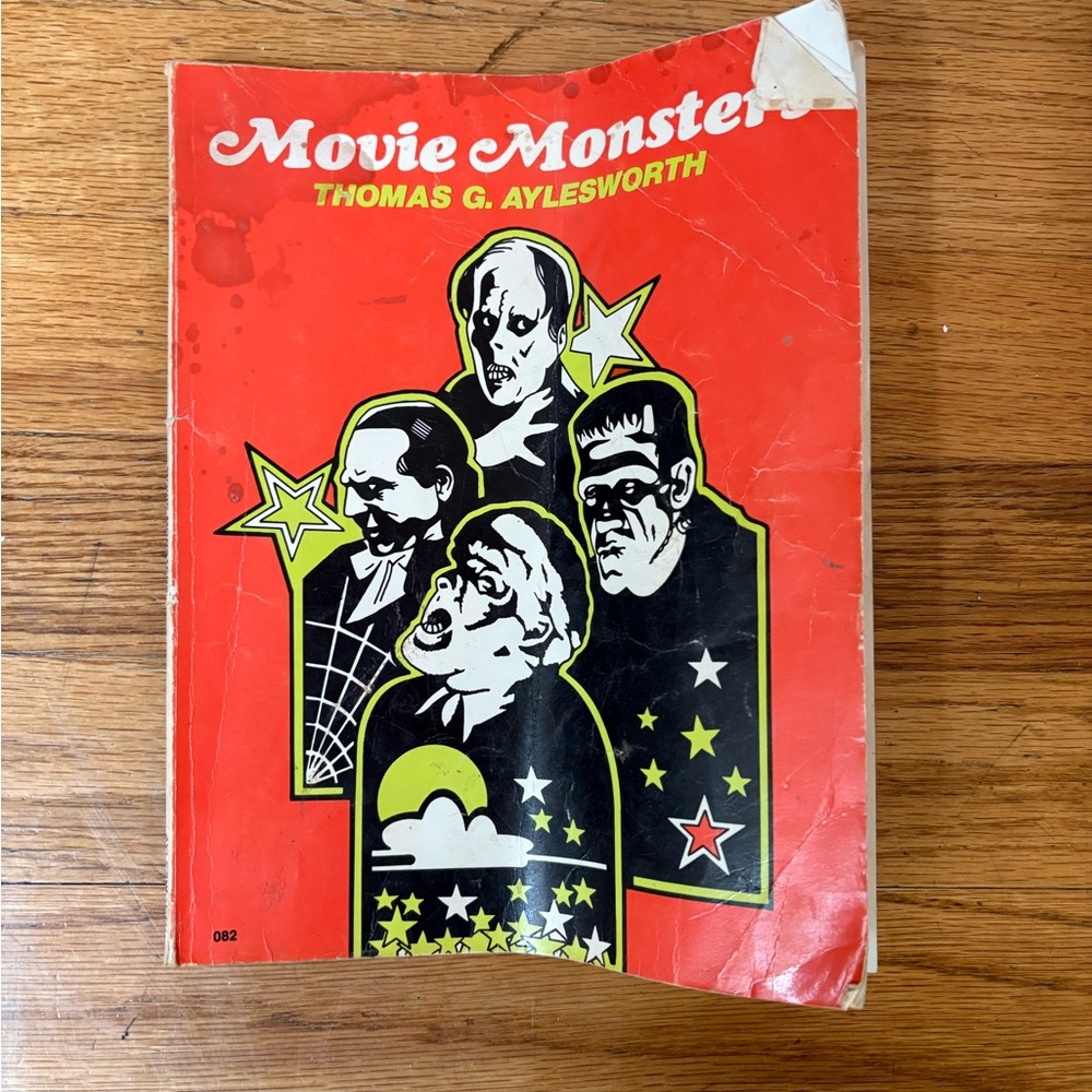 Movie Monsters Book by Thomas G. Aylesworth 1st edition